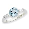 Sterling Silver Blue Topaz Ring