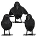 Brand New Lot of 9 Halloween Black Feathered Crows Ravens Props Decor Decorations Birds