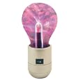 Plasma Bulb Night-Light - Silvertone/ Pink