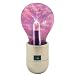 Plasma Bulb Night-Light - Silvertone/ Pink