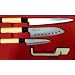 4pcs Sushi Santoku Chef's Knife Knives Cutlery Set w/case