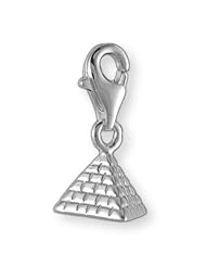MELINA Charms clip on pendant Egypt pyramid sterling silver 925