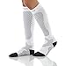 Mojo Compression Socks Unisex Elastic Graduate Knee Length with Power Style Design and Cushioned Foot & Heel | Improve Muscle Endurance | Made with Coolmax | X Large | White