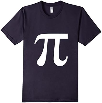 Men's Pi Symbol T-Shirt Large Navy