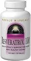Resveratrol ( Antioxidant Protection ) 100 mg 120 Tablets Source Naturals