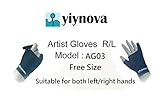 Yiynova Artist Glove (1 Unit of Free Hand, Free Size, Good for Right Hand or Left Hand).