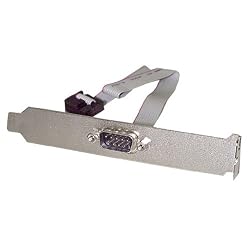 StarTech.com 16 Inch (40cm) 9 P Inch Serial Male to 10 P Inch Motherboard Header Slot Plate (PLATE9M16)