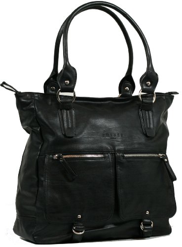 Phyn&egrave;s Paris Julie schicke Schultertasche / Shopper in Schwarz
