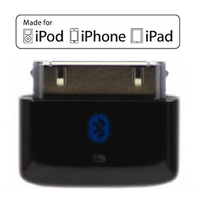 KOKKIA i10s (NEW Luxurious Black) Tiny Bluetooth iPod Transmitter for iPod/iPhone/iPad/iTouch with true Apple authentication. Remote controls and local iPod/iPhone/iPad volume control capabilities. Works and fits very well with latest iPod 6th generation tiny Nano, iPod Touch 4th generation, iPhone 4 and iPad.