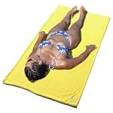 The Bahama Towel Company 380-Gram Surfside Beach and Pool Towel, Sunrise Yellow