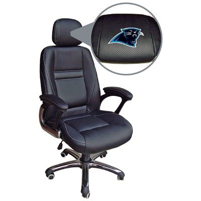 NFL Carolina Panthers Leather Office Chair
