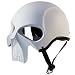 IV2 3D SKULL Chopper Cruiser Beanie Half Helmet Matte White Motorcycle Helmet [DOT] (L) RS.5599.00