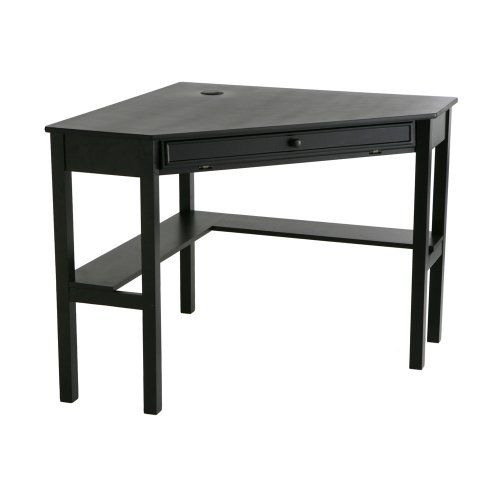 SEI Corner Desk, Black