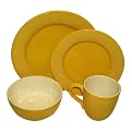 Yellow Rib 16-pc. Dinnerware Set