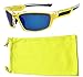 VertX Polarized Neon Sunglasses Sport Cycling Running Outdoor & Microfiber Pouch