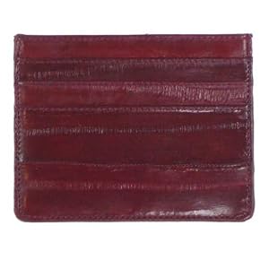 Buy 100% Genuine Eel Skin Thin Credit Card Case by Gift Warehouse