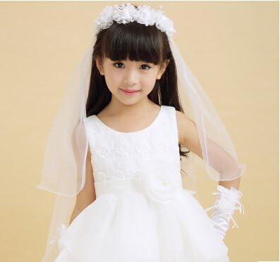 Bud Silk Wedding Bridesmaid Flower Girl Wreath Wedding Headband Veils