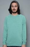 Alternative Apparel The Champ Eco Fleece Raglan Swaetshirt in Green hood ,Sweatshirts for Men