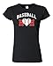 Junior Baseball Mom Sports Novelty DT T-Shirt Tee