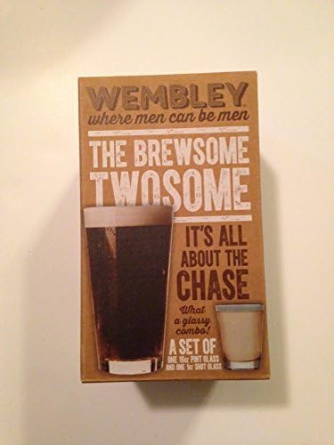 The Brewsome Twosome- 16oz Pint Glass and 1oz Shot Glass
