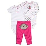 Carter's Monkey 3-pc. Bodysuit Set