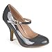 Journee Collection Womens Patent Round Toe Mary Jane Pumps