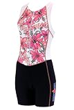 41t9MctffqL. SL160  TYR Ironman Womens Print Trisuit White Medium