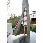 Premium Tight Weave Outdoor Patio Umbrella Cover - Heavy Duty UV Treated and Water-Resistant Fabric - Fits 7 to 11 feet Umbrellas - Taupe