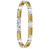 Stainless Steel Women's Invicta Elements Two-Tone Link Bracelet