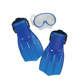 Backyard and Beyond Mask & Fin Set - Blue
