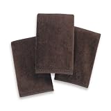 Set of 9 Majesty Luxury Fingertip Towels 12 X 20 Coffee