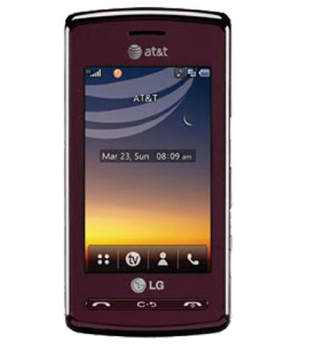 Unlocked At&t Lg Cu920 Mp3 Camera Mobilephone Red Refurbished