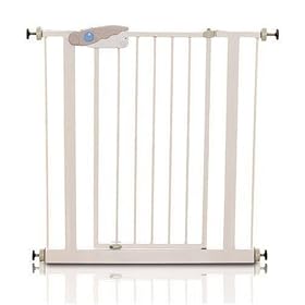 Kolcraft Secure Entry Pressure Fit Gate - Ecru
