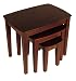 Winsome Wood Nesting Table, Antique Walnut