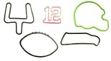 Seattle Seahawks NFL Logo Bandz Silly Rubber Bands 20PK