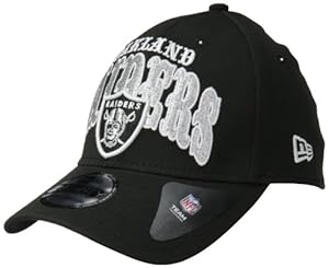 NFL Oakland Raiders Curve Classic 39Thirty Flex Fit, Small/Medium