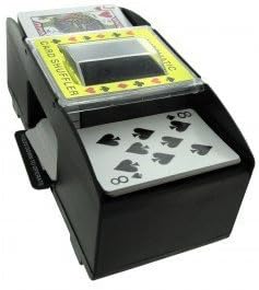 1 to 2 Deck Automatic Playing Card Shuffler - Shuffles up to 2 decks at a time