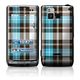 Turquoise Plaid Design Protective Skin Decal Sticker for LG Dare Cell Phone