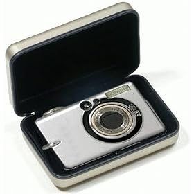 Water Resistant & Shock Proof Hard Aluminium Metal Digital Camera Carry Case bag for Canon Ixus powershot / Sony Cypershot / Fujifilm Fuji Finepix / Samsung / Panasonic Lumix / Nikon
