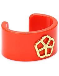 Trina Turk "Gold and Resin" Floret Cuff Bracelet