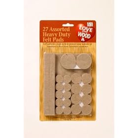 54 Heavy Duty Felt Pads-Protects Flooring.