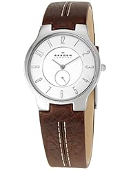 Skagen 433LSL1 Brown Leather Watch