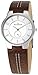 Skagen Slimline Steel Brown Strap Mens Watch 433LSL1