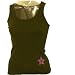 Hot Mama Ink "Nautical Star Tattoo" Tank, Green, Large