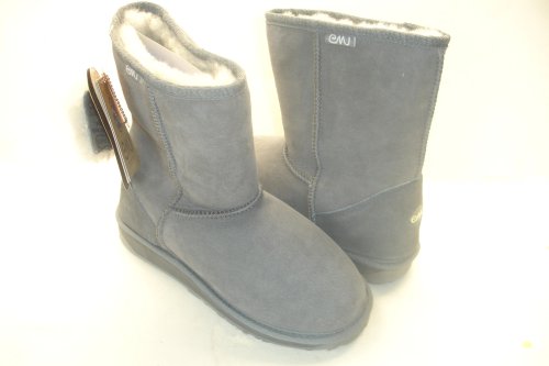 EMU Australia Women's Stinger Lo Premium Australian Sheepskin Boot, Gray EMU Australia Women's Stinger Lo Premium Australian Sheepskin Boot, Gray