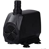 Uniclife UL1000 Submersible Pump, 1000 GPH, Pool/garden/ Hydroponic/ Fountain/ Pond/Statuary with 6' UL Certification Cord