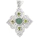himalayan15 - Himalayan Gems™ Aquamarine and Peridot Sterling Silver Openwork