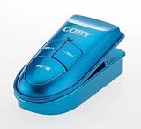 Coby MP-C582 Clip MP3 Player 1 GB - Blue