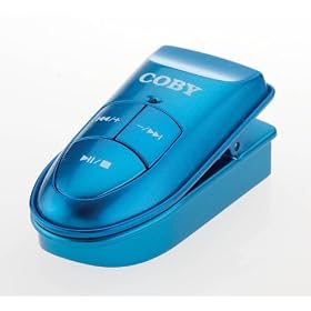 Coby MP-C582 Clip MP3 Player 1 GB - Blue