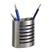 InterDesign Forma Magnetic Pencil Cup, Brushed Stainless Steel